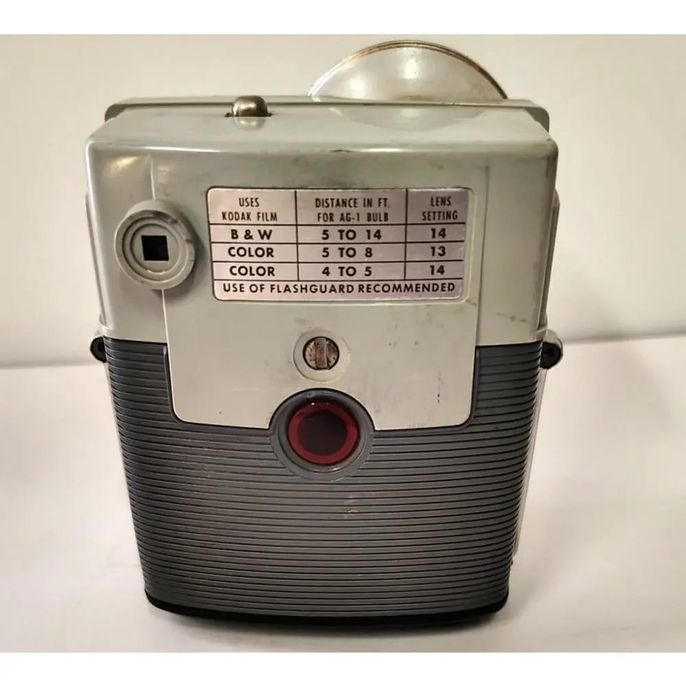 Vintage Kodak Brownie Starburst Camera Flash Dakon Lens Mid Century MCM Decor